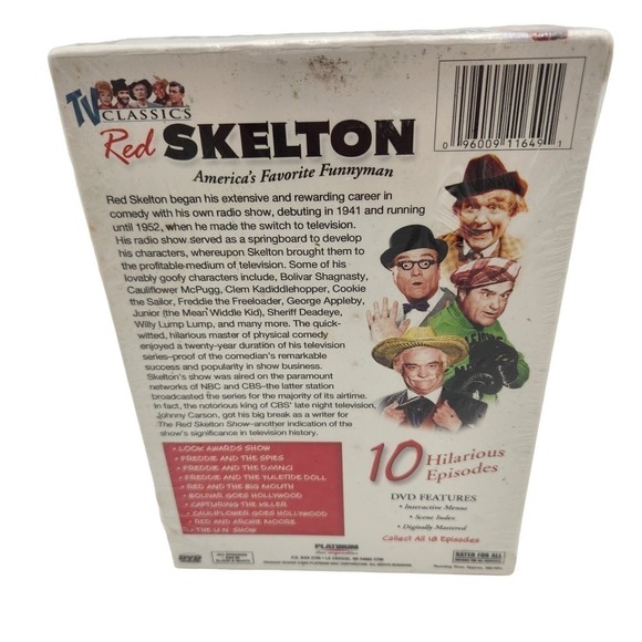 Red Skelton 2 DVD Collection Series 8 Episodes American Radio & TV Comedy - Picture 2 of 5